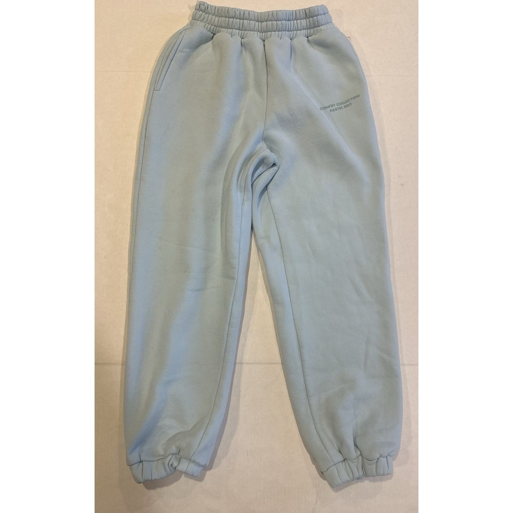 Comfrt Sweatpants Light Blue Jogger Size Small Collection Pastel Edit - Picture 2 of 16